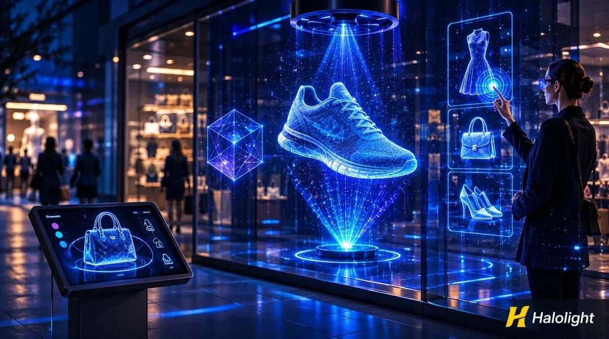 5 usages de l’holographie dans le retail - Halolight