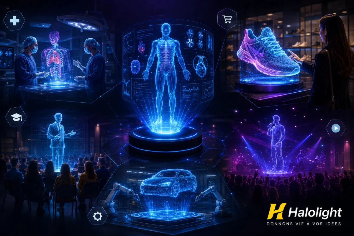 Guide complet de l'holographie numérique : applications et tendances - Halolight