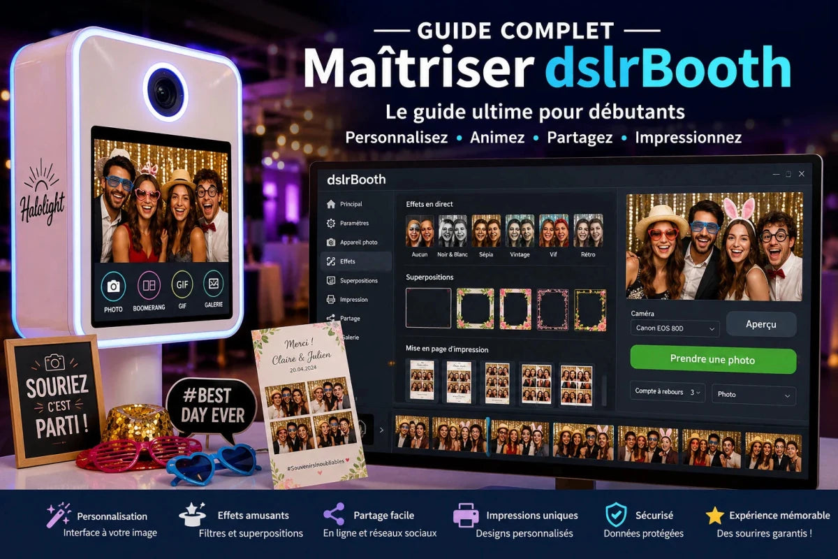 Guide pour débuter avec dslrBooth - Halolight