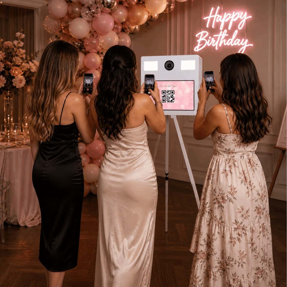Borne photobooth Box avec imprimante photo intégrée