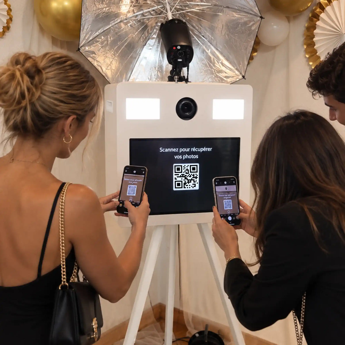 Borne photobooth Box avec imprimante photo intégrée