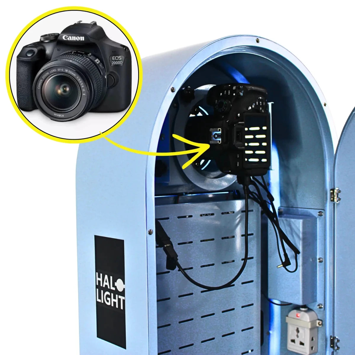 Borne PhotoBooth LumiPix Halolight