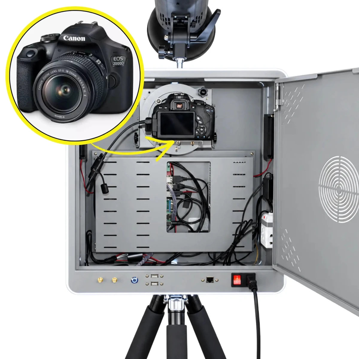 Borne PhotoBooth PartyBox Halolight