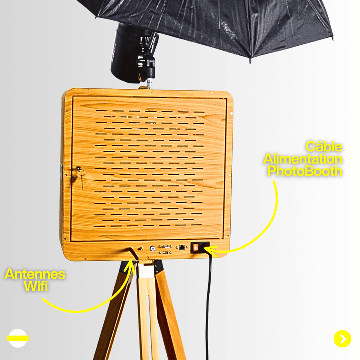 Borne PhotoBooth Woody Halolight