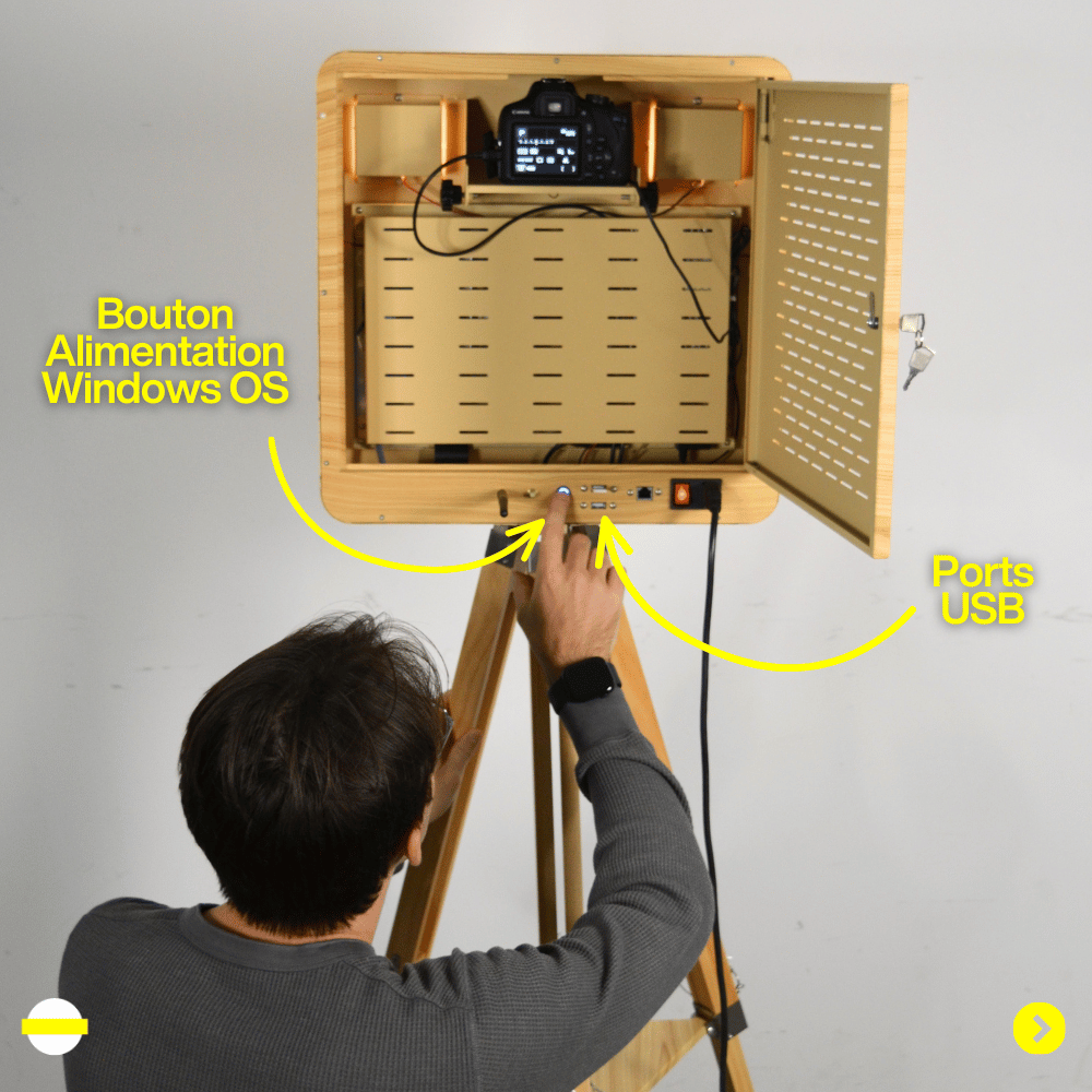 Borne PhotoBooth Woody Halolight