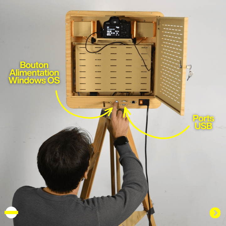 Borne PhotoBooth Woody Halolight