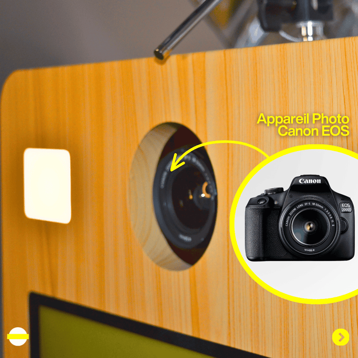 Borne PhotoBooth Woody Halolight