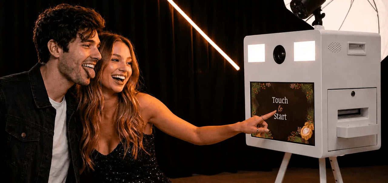 Photobooth professionnel HaloLight lors d’un événement
