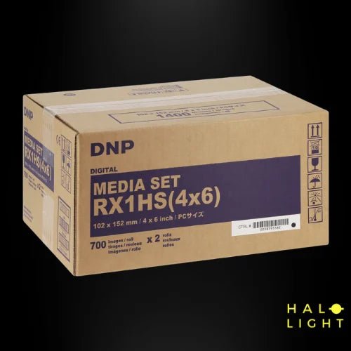 Media Set - Papier Thermique DNP DS RX1HS - 1400 photos Halolight