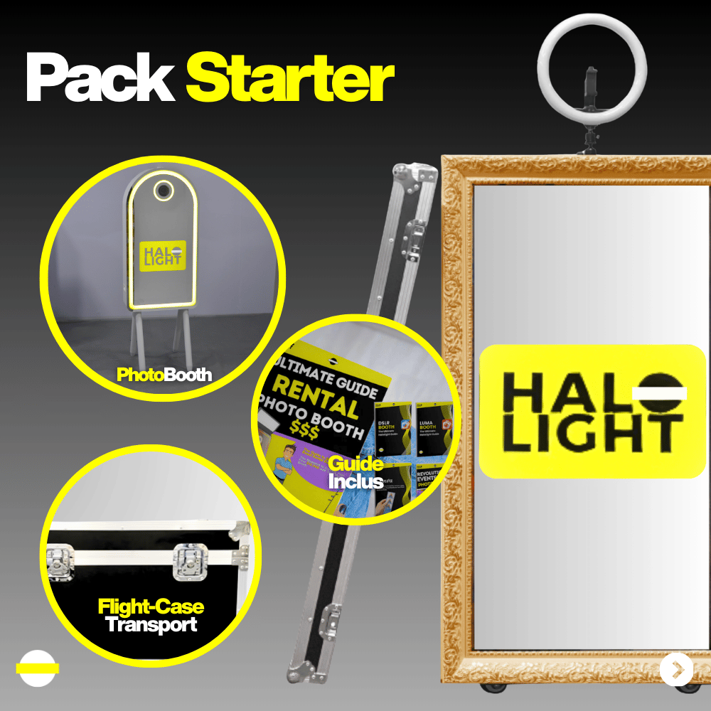 Miroir Magique Photobooth Halolight