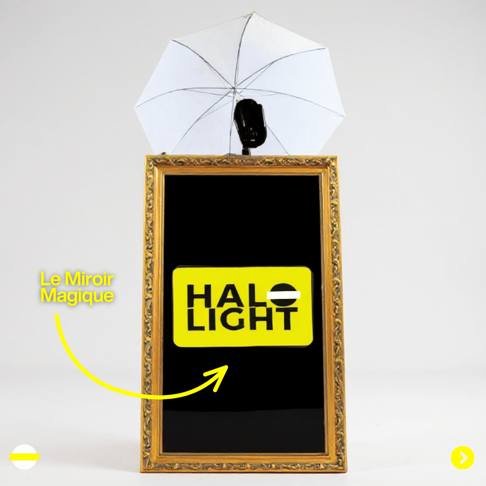 Miroir Magique Photobooth Halolight