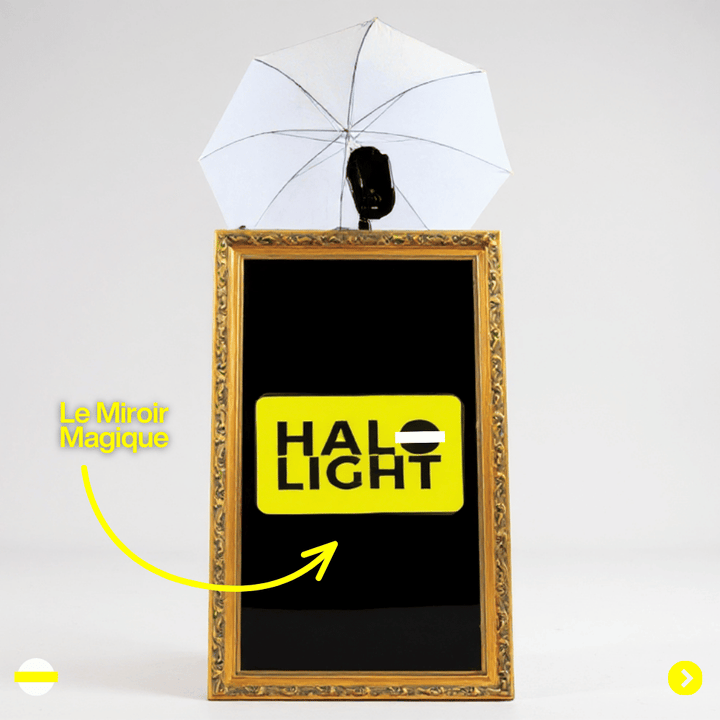 Miroir Magique Photobooth Halolight