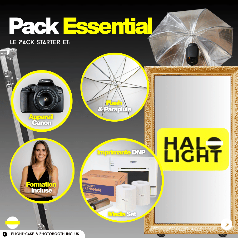 Miroir Magique Photobooth Halolight