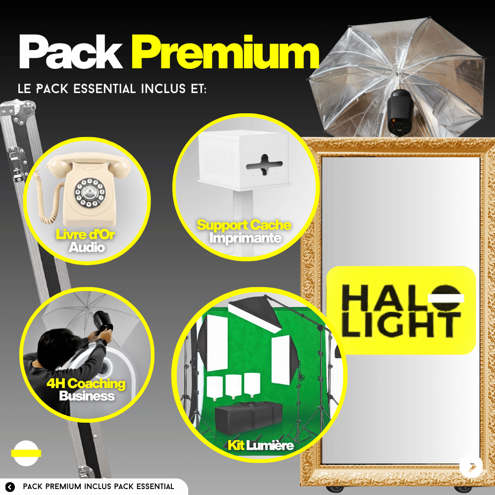 Miroir Magique Photobooth Halolight