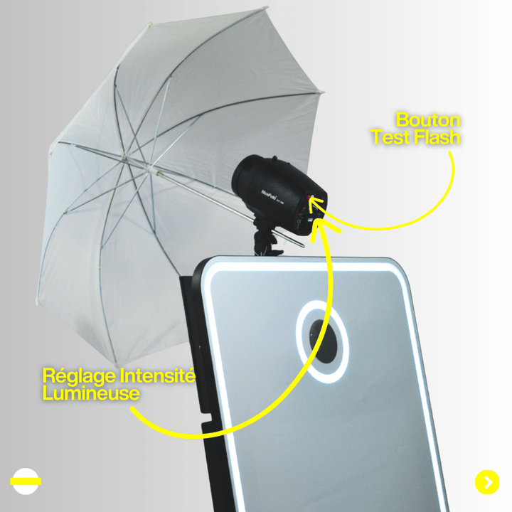Miroir Photobooth Halolight
