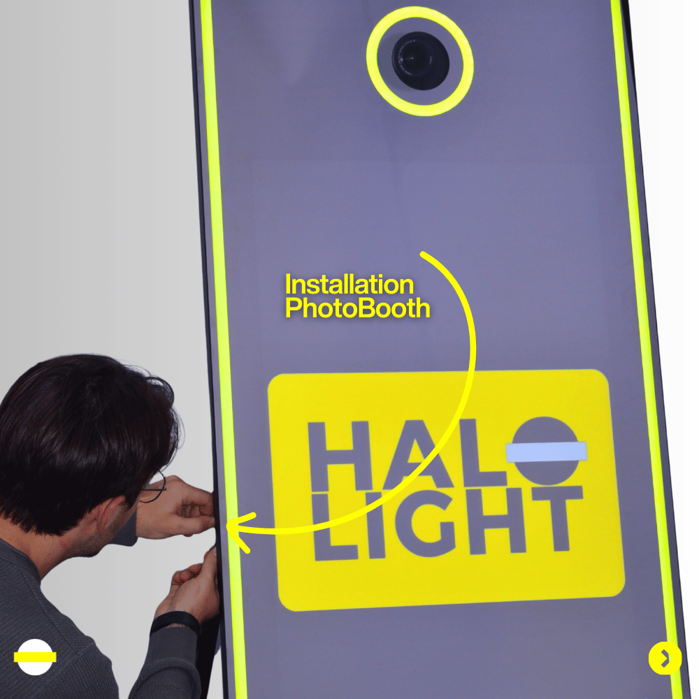 Miroir Photobooth Halolight