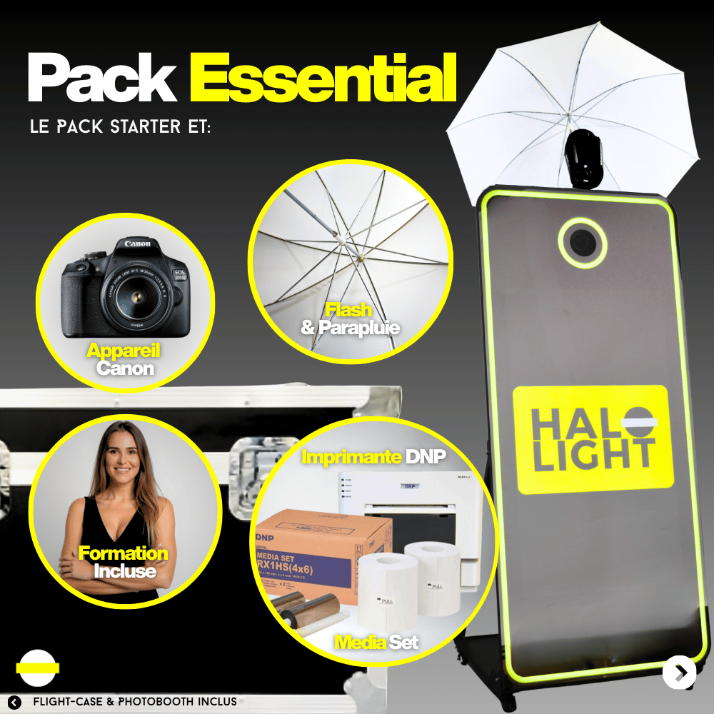 Miroir Photobooth Halolight