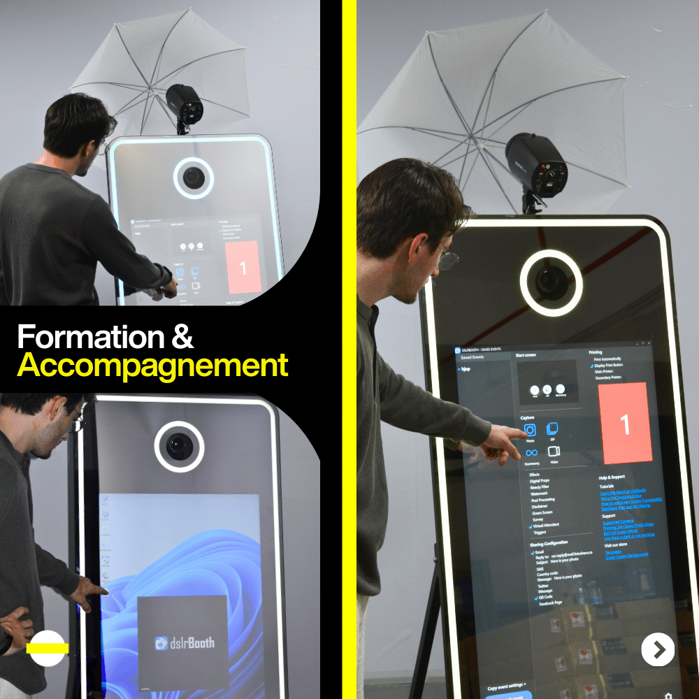 Miroir Photobooth Halolight