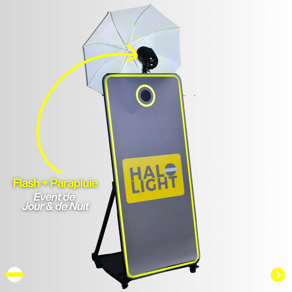 Miroir Photobooth Halolight