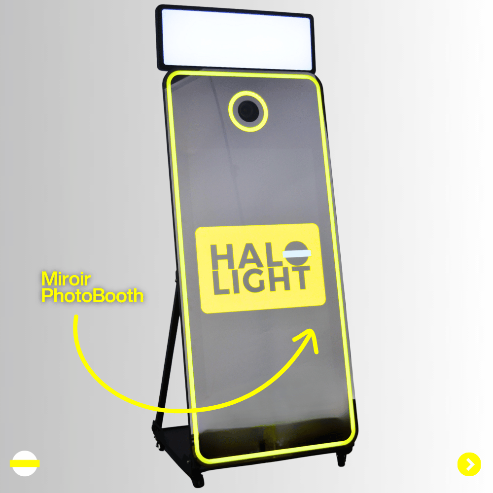Miroir Photobooth Halolight