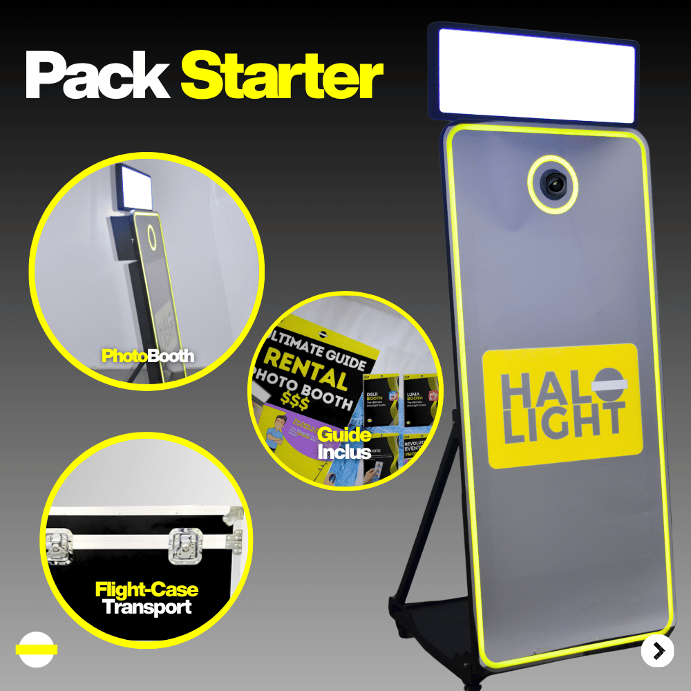 Miroir Photobooth Halolight