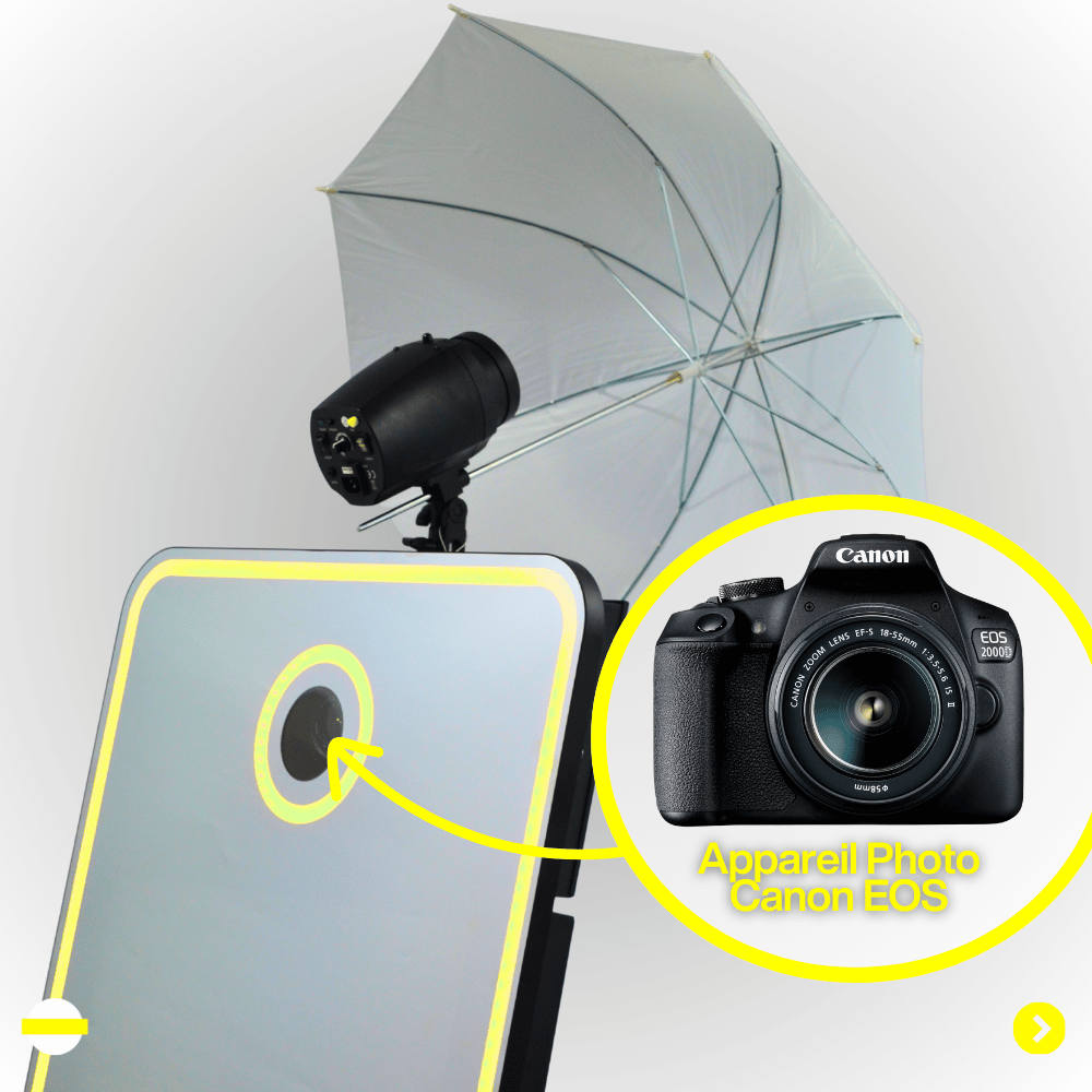 Miroir Photobooth Halolight