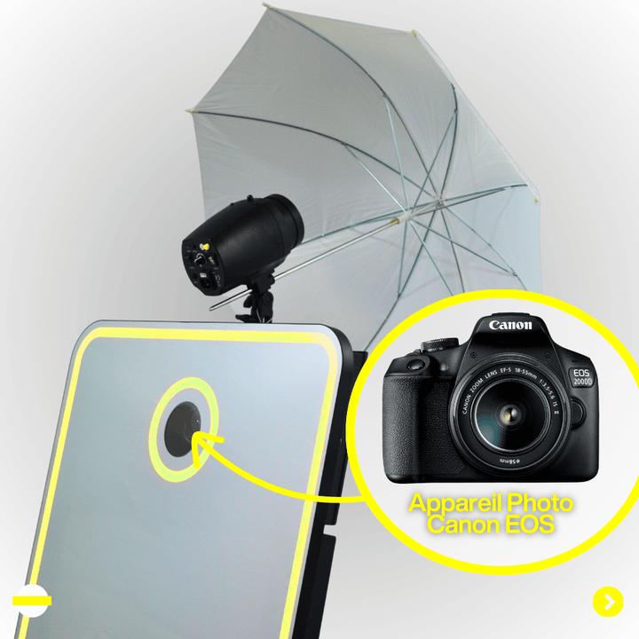 Miroir Photobooth Halolight