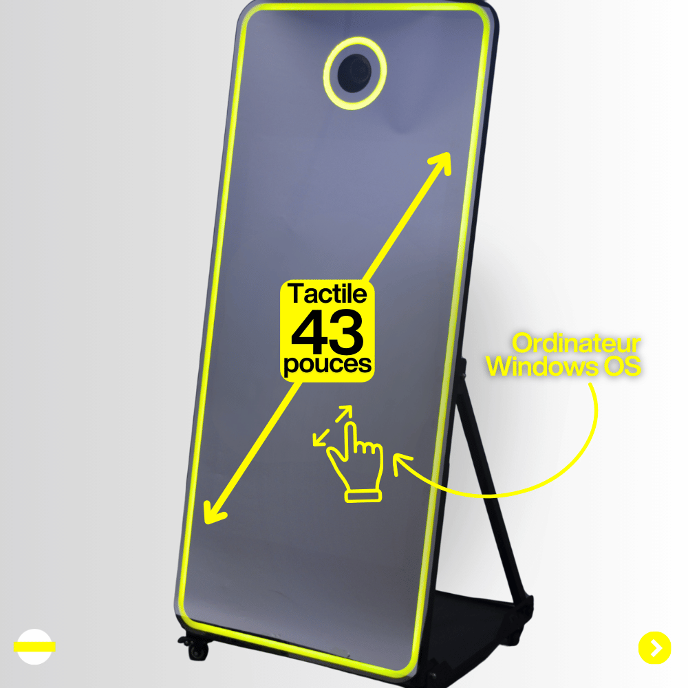 Miroir Photobooth Halolight