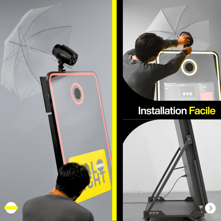 Miroir Photobooth Halolight