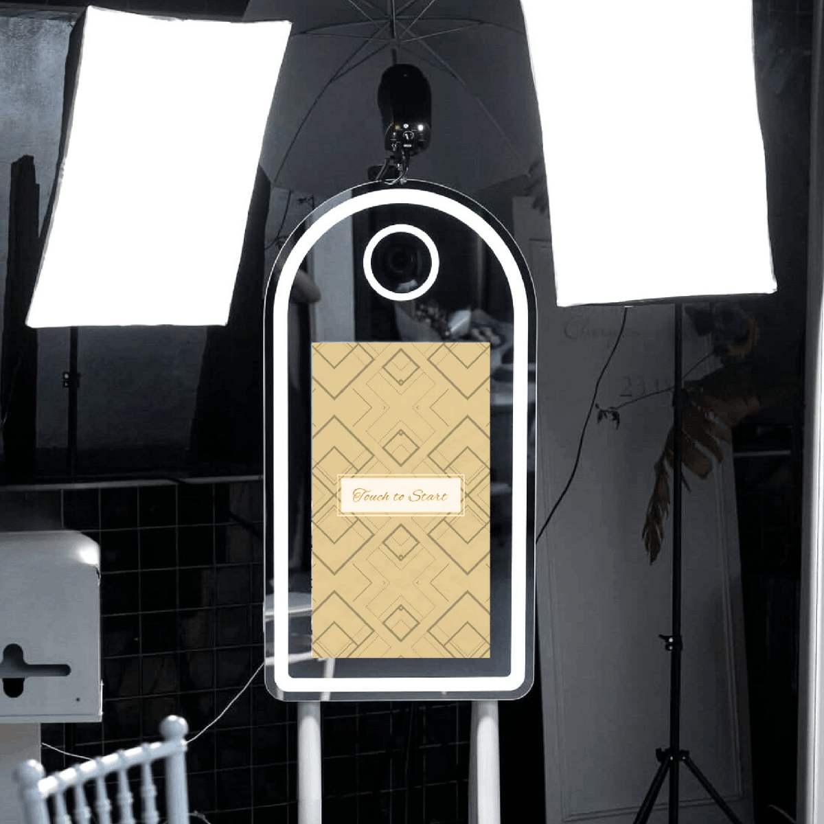 Miroir photobooth HaloLight disponible à l’achat