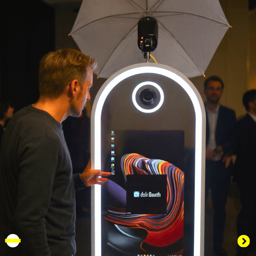 PhotoBooth Borne Miroir Halolight