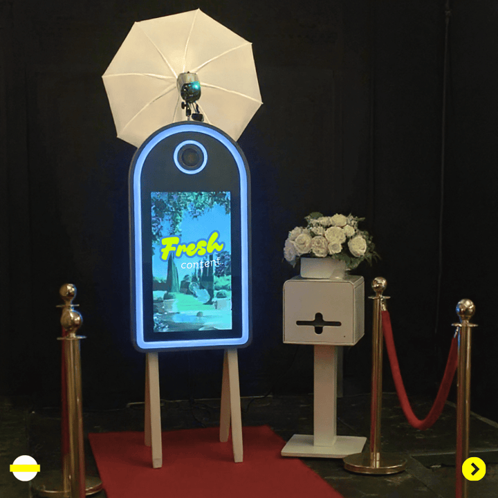 PhotoBooth Borne Miroir Halolight