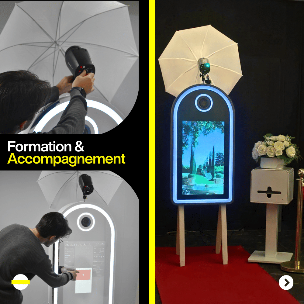 PhotoBooth Borne Miroir Halolight