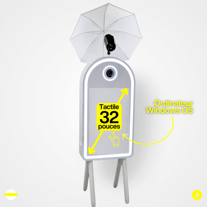 PhotoBooth Borne Miroir Halolight