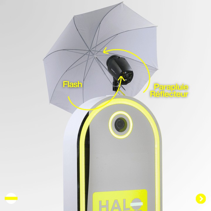 PhotoBooth Borne Miroir Halolight