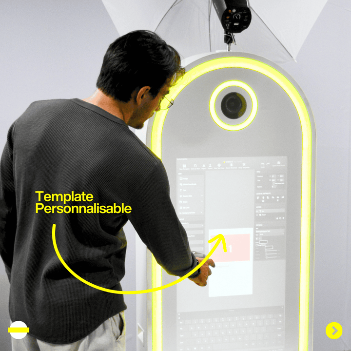 PhotoBooth Borne Miroir Halolight