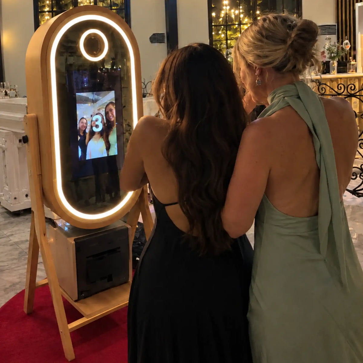 Miroir photobooth professionnel pour événements