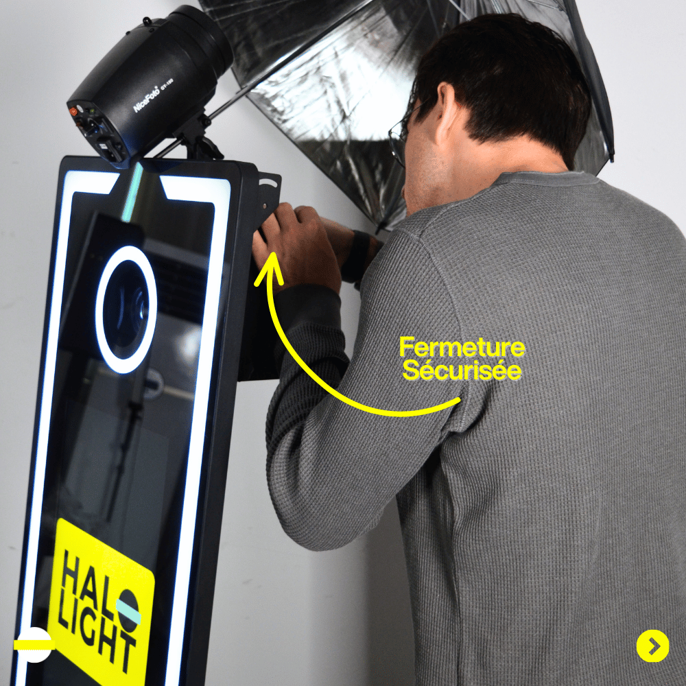 Photobooth Miroir Mini Halolight