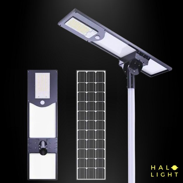 Lampadaire solaire LED Balma 60Lm 3000K IP44 - CristalRecord